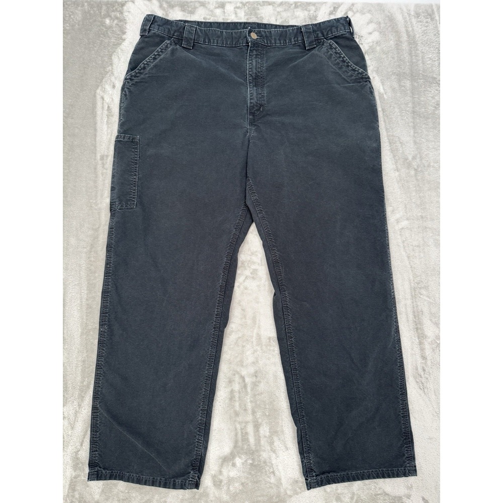 Carhartt Original Dungaree Fit Carpenter Pants Mens 40x32 Black Utility B151 BLK